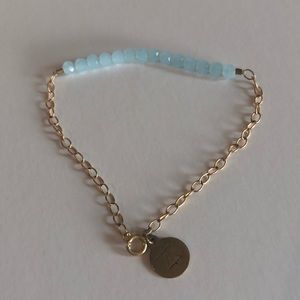 Blue gemstone bracelet
